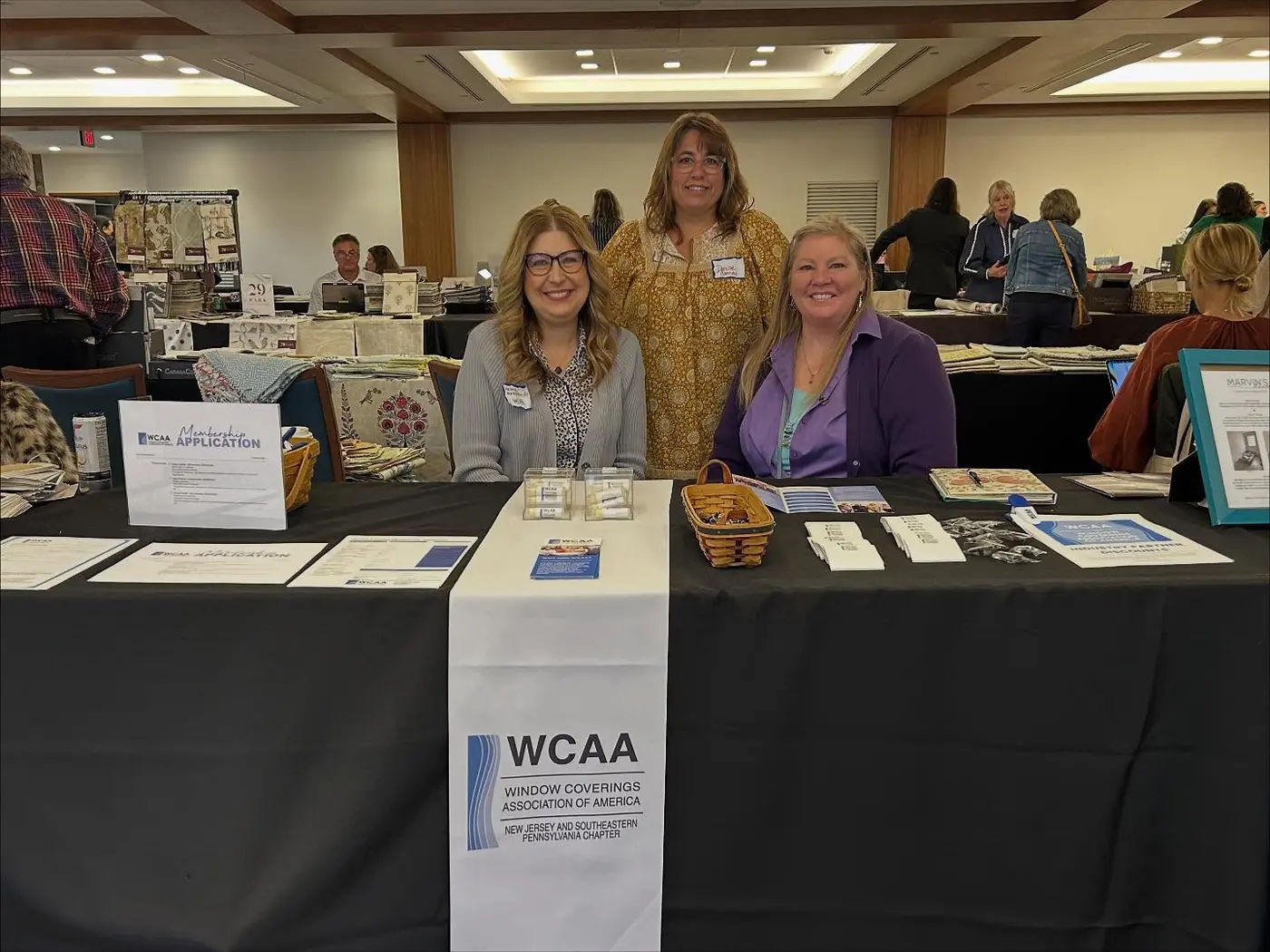 Membership table at the Fall Table Top Show